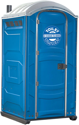 Cabine autonome BTP PJN Bleu - Toilettes WC chimiques avec chasse d'eau à recirculation et lavabo_0