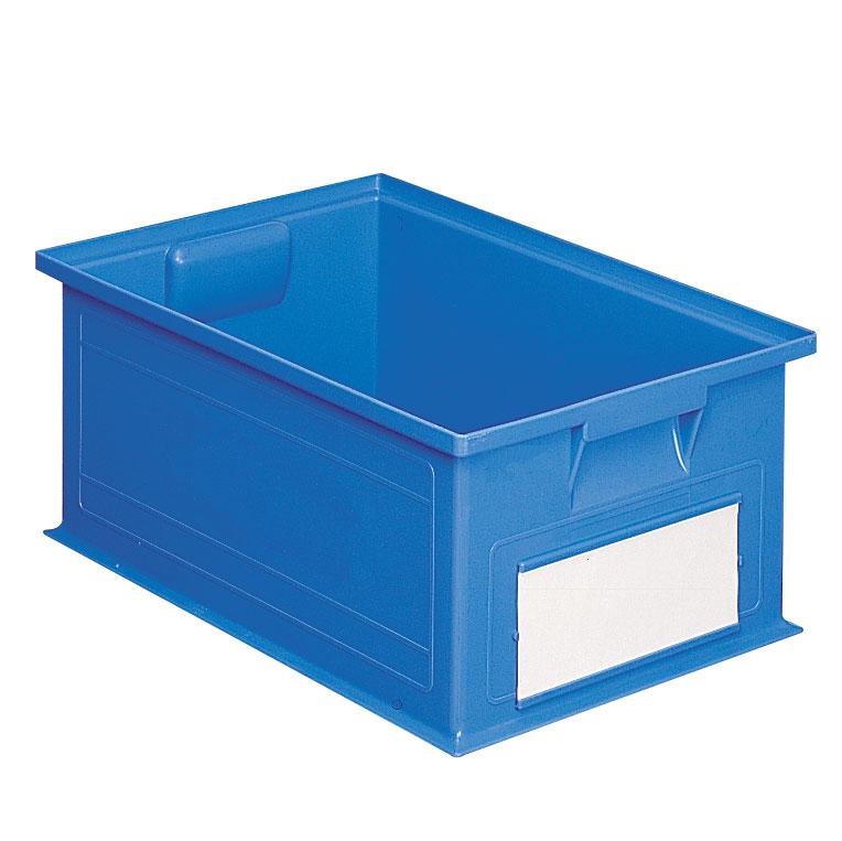 Caisse plastique 27 litres bleu_0