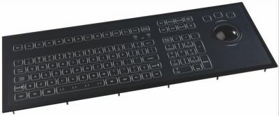 Clavier industriel étanche IP65 - encastrable, rétroéclairé, avec trackball et pavé numérique - Interface USB - Langue GE/QWERTZ - Référence KSML106B49USB-WLED_0