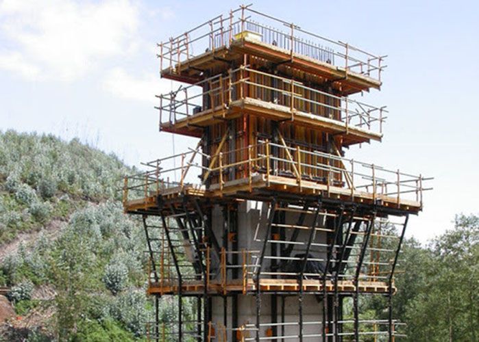 Coffrage grimpant en acier - Lijian - pour la construction en béton - système réutilisable et efficace_0