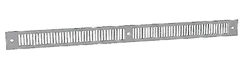 Grille anodisé grise gae2a gris 390x28x1mm - ANJOS - 0164gr - 587408_0