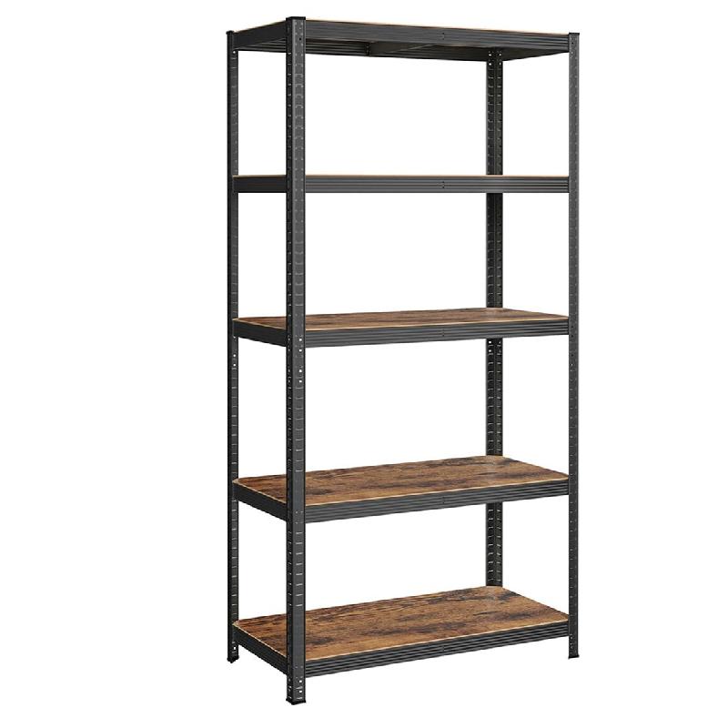 Helloshop26 - Étagère charge lourde à 5 niveaux meuble de rangement en acier montage sans outil étagère de garage pour boîtes à 12_0005577 - 30_0