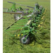 Faneuses rotatives KWT 1300 - 2000 Krone - largeur de travail de 13,10 m à 19,60 m - 12 rotors avec 6 bras porte-dents_0