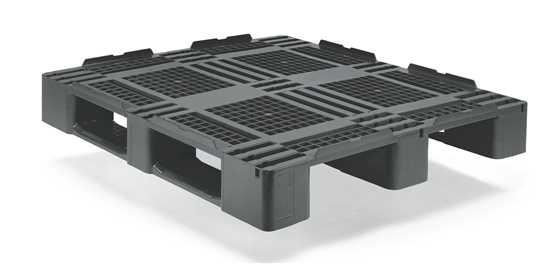 Palette plastique industrielle réutilisable, particulièrement adaptée aux industries des brasseries - D3-R_0