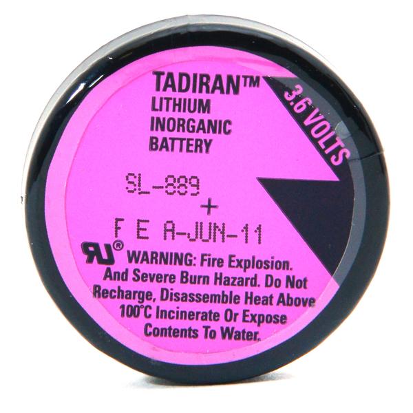 Pile lithium SL-889/P 1/10D 3.6V 1Ah - Haute densité énergétique - Tadiran_0