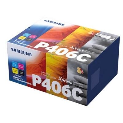 Samsung 406C Pack 4 Toners Noir et couleurs SU375A (CLT-P406C) - multicolore CLT-P406C_0