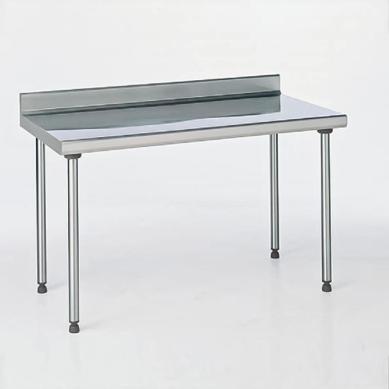 Table Inox Adossée, Profondeur 600 mm hauteur spécifique H 720 mm (Longueur, mm: 1400)_0