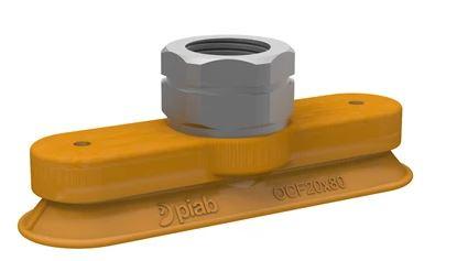 Ventouse ovale OCF20x80P en polyuréthane 55/60 - 3/8
