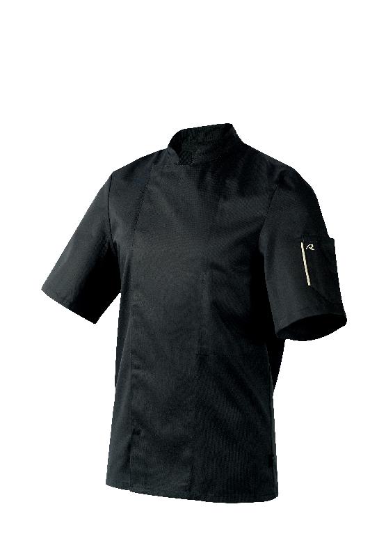 VESTE DE CUISINE MIXTE NERO MANCHES COURTES