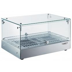 Vitrine chaude à poser - 35 Litres - Acier inoxydable - Combisteel - 554x361x311mm - gris inox - Réf : 0641094249434_0