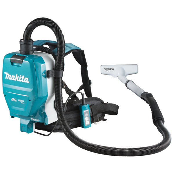 ASPIRATEUR DORSAL SANS FIL MAKITA DVC261ZX14 2 X 18V LI-ION 110 MBAR - SANS BATTERIE NI CHARGEUR