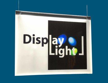 Porte-affiche LED Budget - Displaylight - Format A4 paysage - Éclairage 1800 à 2600 Lux_0