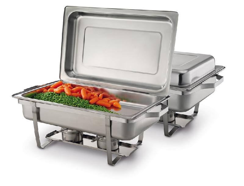 Chafing dish economic inox 18/0 gn 1/1 - 2 unités par carton - 472613_0