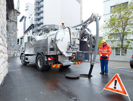 Citycycler - Hydrocureur Kaiser - Recyclage d'eau, débit 220 l/min, max. 200 bar, dimensions compactes_0