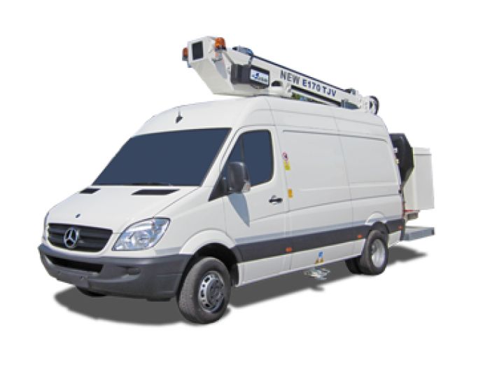 E170TJV - Fourgon nacelle GSR - Hauteur de travail 16.6 m - Déport maximum 7.55 m - Charge utile 220 kg_0