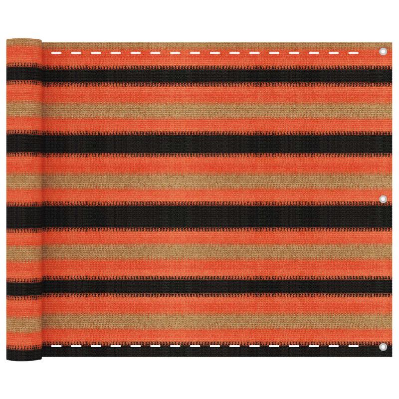 Écran de balcon brise-vue - Protection confidentialité 75x500 cm PEHD multicolore - Résistant UV et moisissure_0