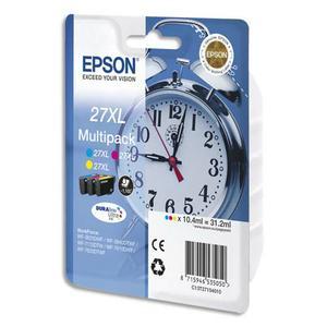 Epson multipack jet d'encre 3 couleurs cyan magenta jaune xl (t2715) c13t27154010_0