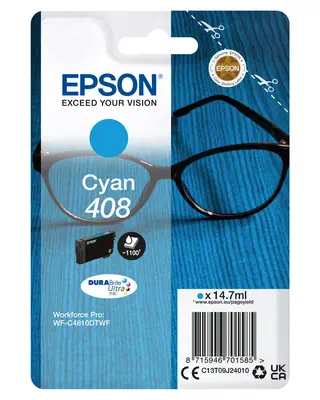 Epson Singlepack Cyan 408 DURABrite Ultra Ink_0