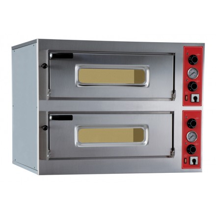 Four à pizza professionnel électrique - Double chambre 105x70 - 12 pizzas Ø33cm - Made in Italy - PizzaGroup_0