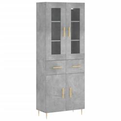 Helloshop26 - Buffet bahut commode armoire meuble de rangement organisateur cuisine salle de séjour salon haut 69,5 x 34 x 180 cm 02_0034524 - 300021_0