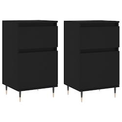 Helloshop26 - Buffet bahut commode armoire meuble de rangement organisateur cuisine salle de séjour salons lot de 2 40 x 35 x 70 cm 02_0036900 - 3000_0