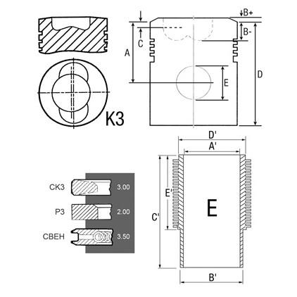 Kit de réparation 2925955 - référence : pt-31-104-o  - jag99-0784_0