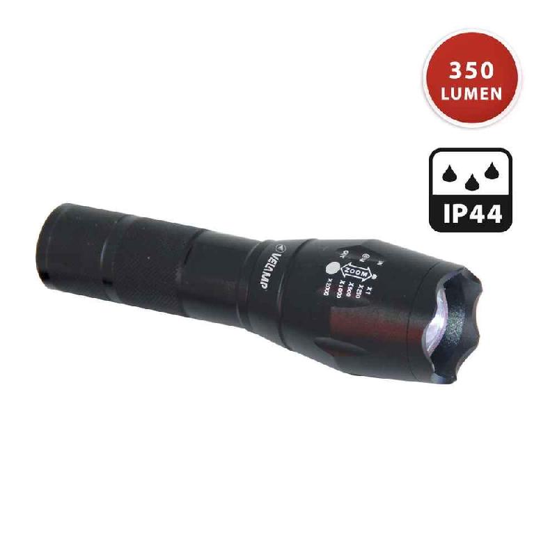 Lampe torche à LED - Steel LED 10W en aluminium avec zoom_0