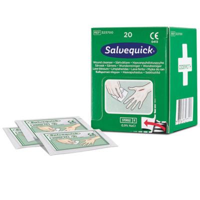 Lingettes lave blessure SALVEQUICK, boîte de 20 lingettes_0