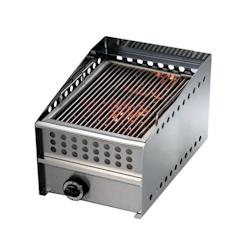 Materiel chr pro Grill de Table Inox Grillade Charcoal au Gaz   Grill 'Stone GS3 - 0685071887257_0