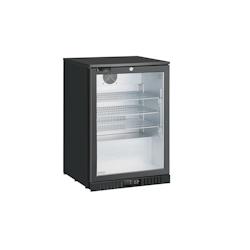 METRO Professional Réfrigérateur à boissons GBC3001, plastique/métal/verre, 60x53x89cm, 127 L, ventilateur statique, avec serrure, noir - noir mul_0