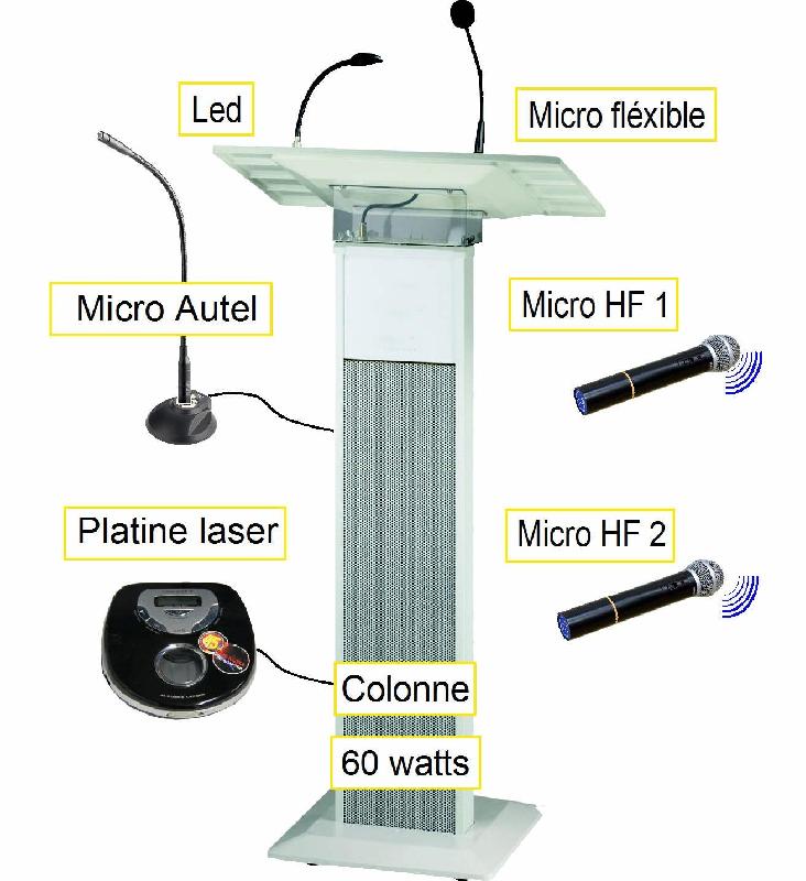 Sonorisation eglise pupitre 60 watts fase_0