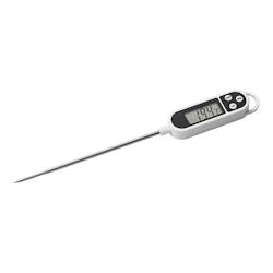 Thermomètre digital en plastique avec capteur en acier inoxydable et piles -50/+300 degrés 14(l)cm. - EMG-843006_0