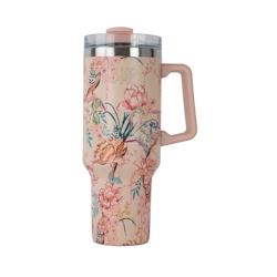 Tumbler isotherme Bali 1,2 L -  120 cl Rose Rond Inox Yoko Design 9.8x9.8 cm - rose inox 3411800024108_0