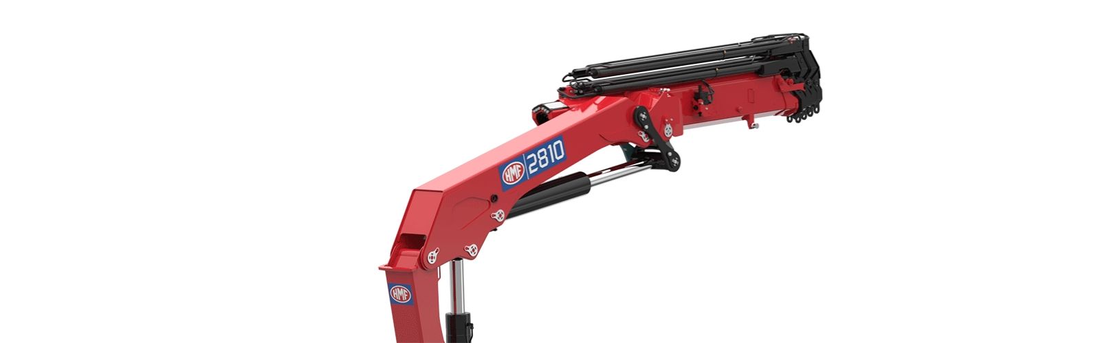 Grue auxiliaire 2810K-RCS - HMF - portée 16 à 28 m - capacité de levage élevée_0