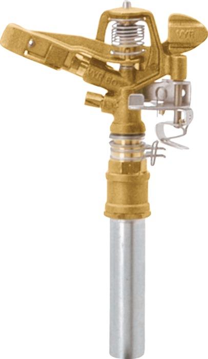 Arroseur circulaire et à  secteurs V60S D. 32 m G3/4 po. FE laiton avec pointes sur pied GEKA_0