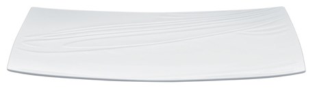 ASSIETTE RECTANGLE FOODJI BLANC 30 X 23 CM