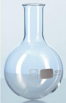 Ballon fond rond à col étroit - AS72144 - 500 ml - diamètre 105 mm - hauteur 168 mm - col 34 mm_0