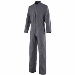 Cepovett - Combinaison de travail 1 Zip coton majoritaire Essentiels Gris Taille 5XL - XXXXXL gris 3184378607805_0