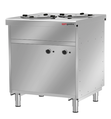 Distributeur chauffant d'assiettes - 120 assiettes - acier inoxydable - dimensions 750x800x900 mm_0