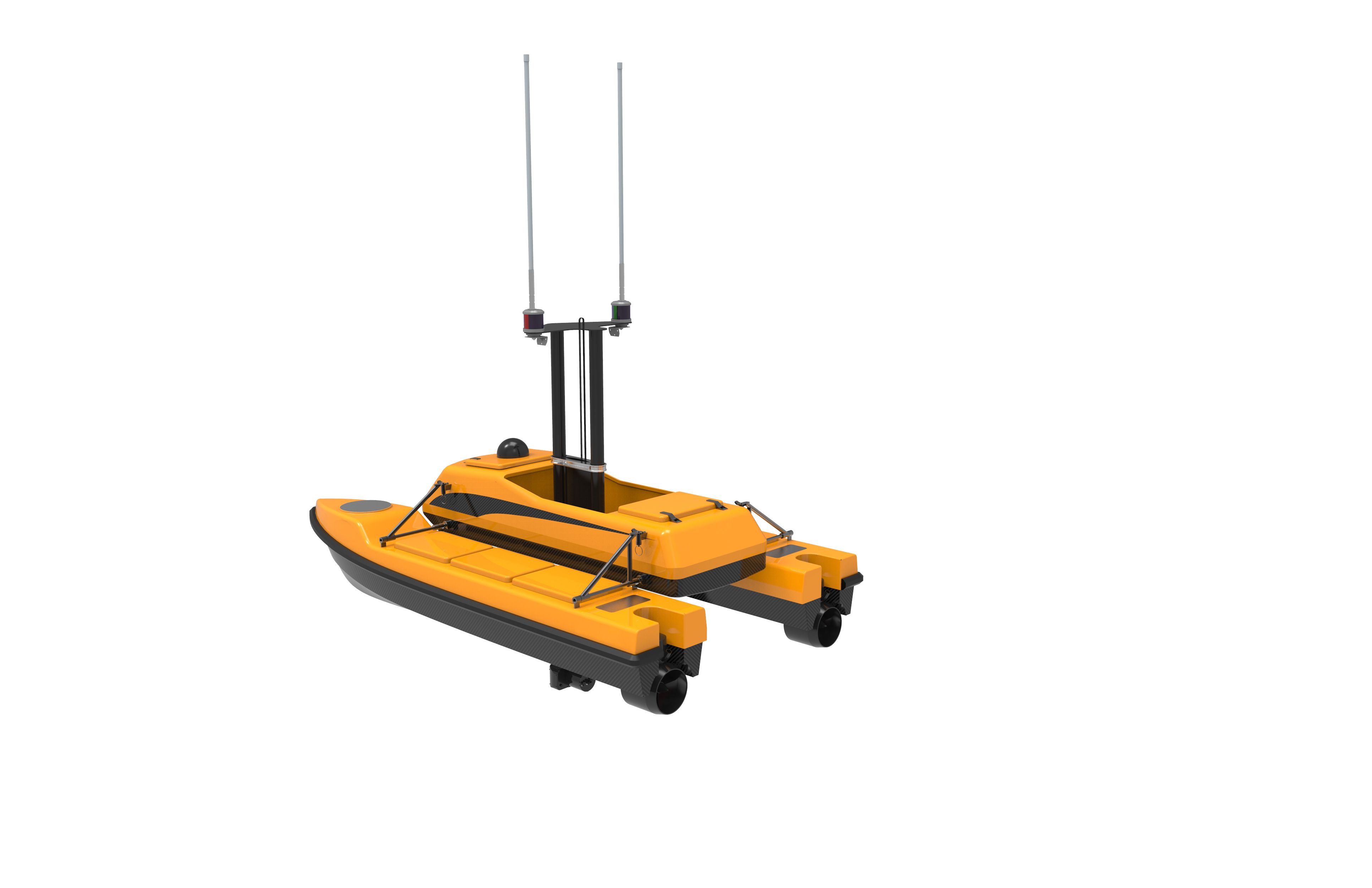 Gigabathy200 - drone marin Heliceo - bathymétrie multifaisceau - vitesse maximale 5 m/s - autonomie 8h_0