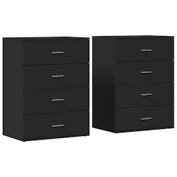 Helloshop26 - Buffet bahut commode armoire meuble de rangement organisateur cuisine salle de séjour salons lot de 2 60 x 39 x 80 cm 02_0036923 - 3000_0