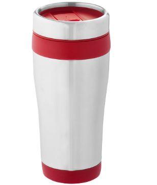 Mug isotherme Elwood 410ml - double paroi avec couvercle à visser et fermeture coulissante_0