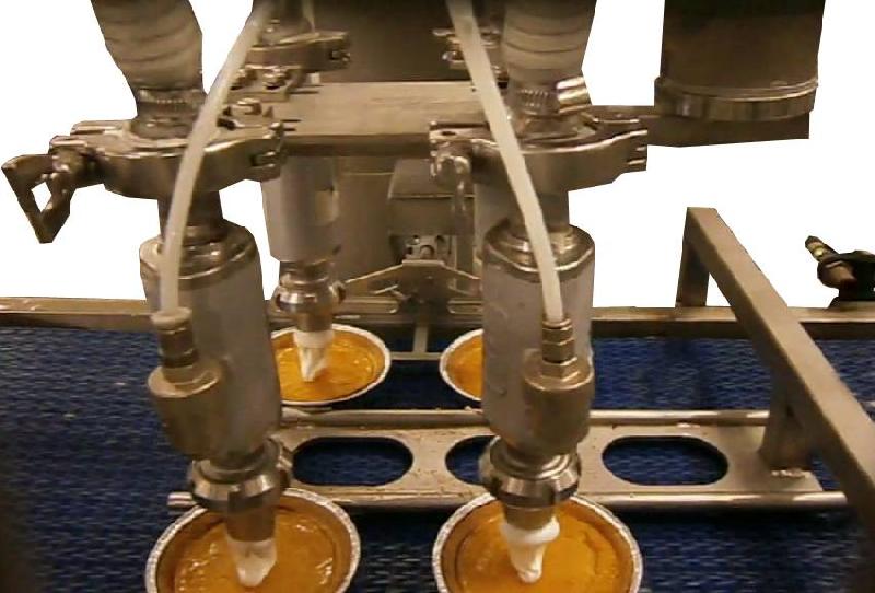 Robot dépose automatique de meringue pour tartelettes - mécanisation avancée avec écran IHM et dépose en spirale_0