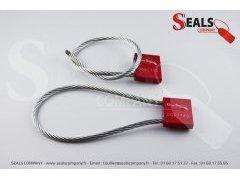 Scellés containers lockseals 5 - câble acier galvanisé tressé - norme ISO PAS 17712 :2013 - haute sécurité_0