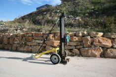 Support sur roues ou patins de glisse MFH160 et MFH10 - écartement 900 à 1400 mm - attelage boule 50 mm_0