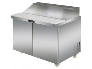 Table de préparation réfrigérée sandwich - Almia Refrigeration - Acier inox AISI 304 - Froid ventilé - Température 0° à 4°C_0