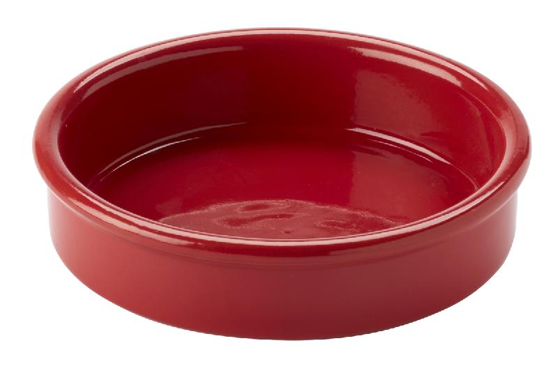 ASSIETTE CATALANE ROND ROUGE TERRE CUITE Ø 11,5 CM CATALANE PRO.MUNDI