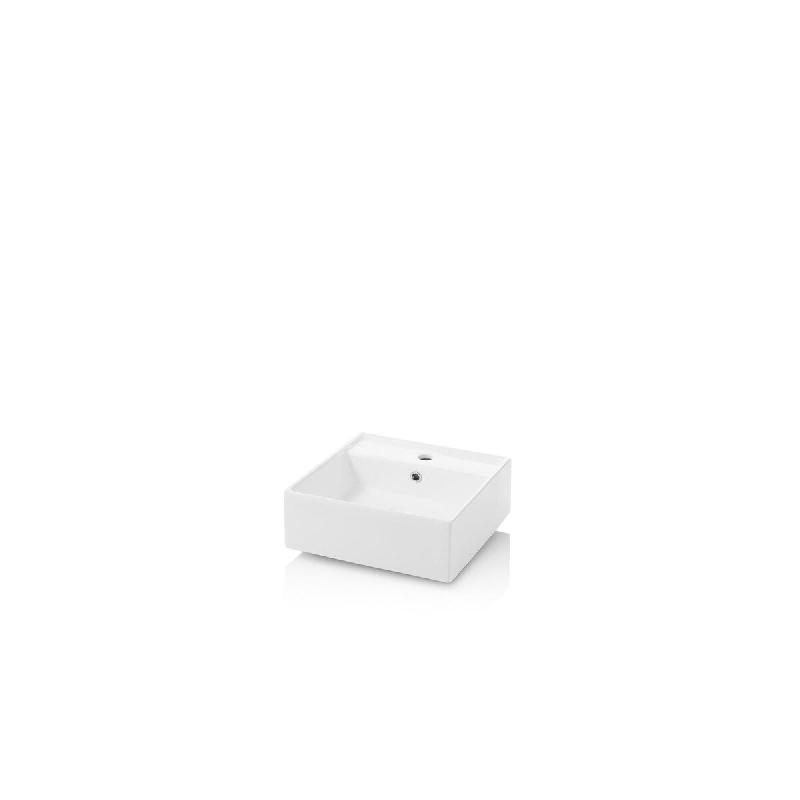 AQA Design Lavabo en céramique à poser TORONTO L.41 P.41 H.15 MP00507 - blanc céramique MP00507_0