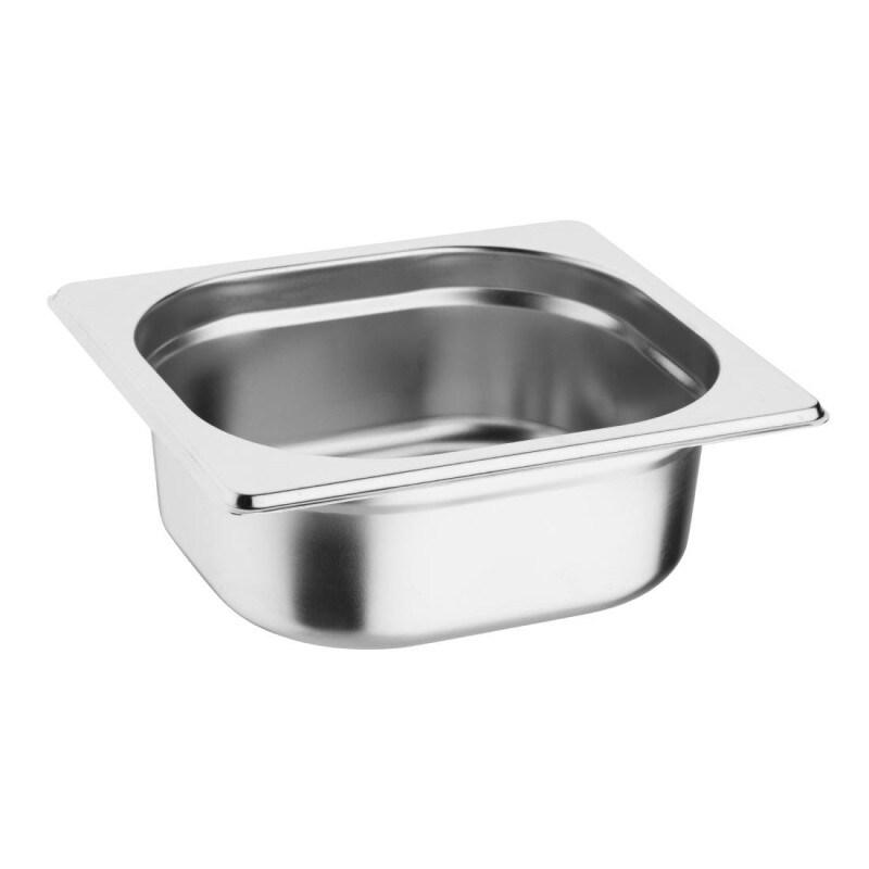 Bac Gastronorme inox GN 1/6 65mm - 176 x 65 x 162 mm - VOGUE - 0615402614528_0