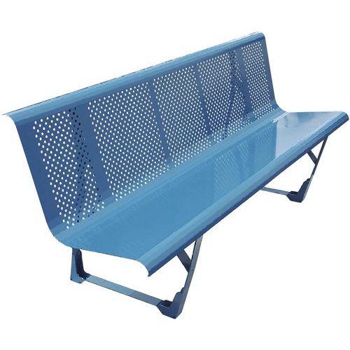 BANC MÉTAL 2M BLEU 5010
